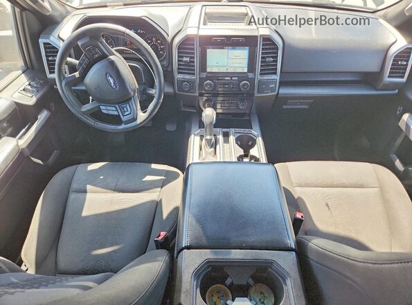 1FTEW1EP7JFA71162 2018 FORD F150 Черный Вид панели приборов