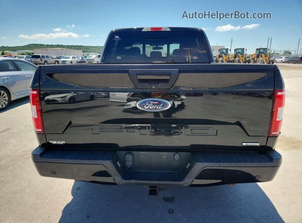 1FTEW1EP7JFA71162 2018 FORD F150 Черный Вид сзади