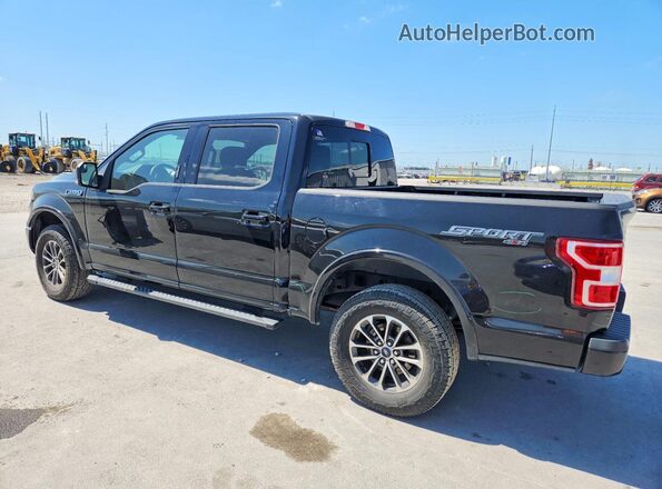 1FTEW1EP7JFA71162 2018 FORD F150 Черный Задняя левая четверть