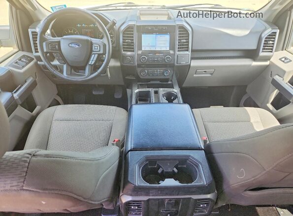1FTEW1EP7JFB42702 2018 FORD F150 White Vista del salpicadero