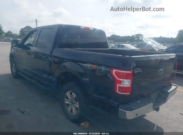 1FTEW1EP7JFD18597 2018 FORD F150 Black Trasero izquierdo