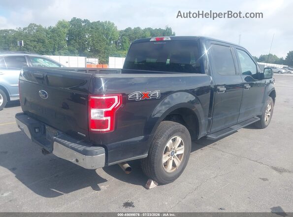 1FTEW1EP7JFD18597 2018 FORD F150 Black Trasero derecho