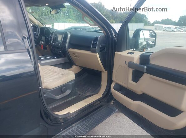 1FTEW1EP7JFD18597 2018 FORD F150 Black Vista interior delantera