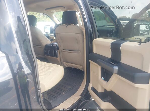 1FTEW1EP7JFD18597 2018 FORD F150 Black Vista de la etiqueta del VIN