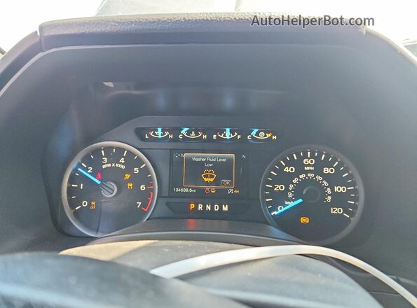 1FTEW1EP7JFD32936 2018 FORD F150 Gray Widok zestawu wskaźników