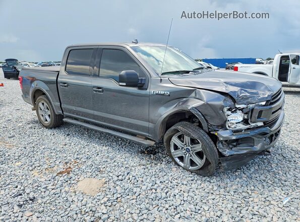 1FTEW1EP7JFD32936 2018 FORD F150 Gray Przód prawy