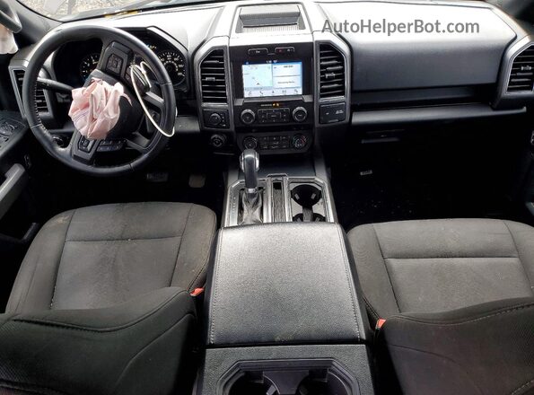 1FTEW1EP7KFC57723 2019 FORD F150 Black Առջևի վահանակի տեսք