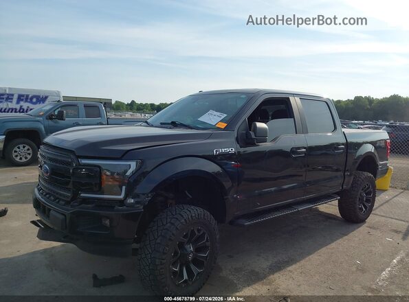 1FTEW1EP7KFC99633 2019 FORD F150 Black Przód lewy