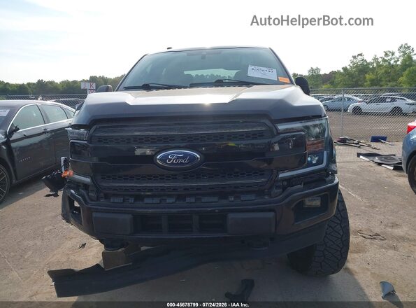 1FTEW1EP7KFC99633 2019 FORD F150 Black Widok wnętrza z tyłu