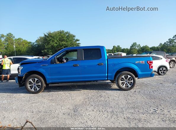 1FTEW1EP7KKD87640 2019 FORD F150 Blue Սալոնի 360 աստիճան տեսք