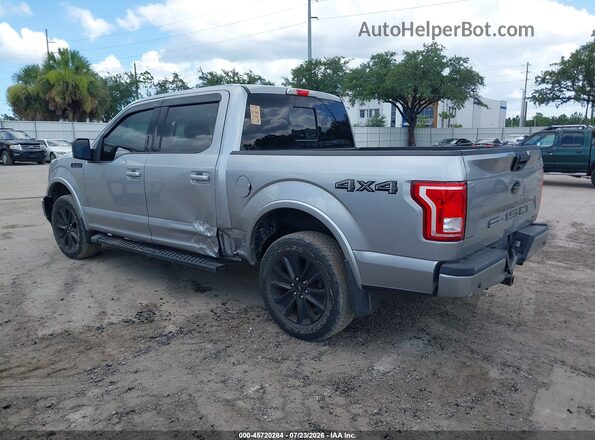 1FTEW1EP7LFA12177 2020 FORD F150 Silver Trasero izquierdo