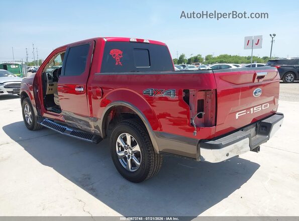 1FTEW1EP7LKF15604 2020 FORD F150 Red Trasero izquierdo
