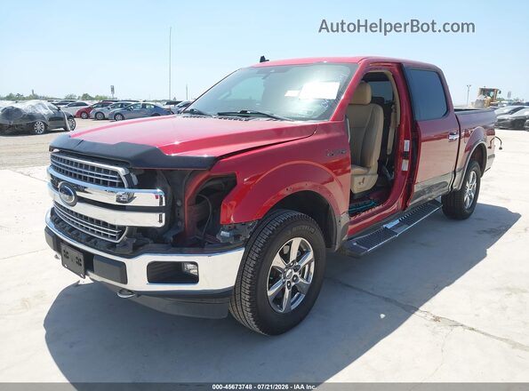 1FTEW1EP7LKF15604 2020 FORD F150 Red Vista tres cuartos delantera izquierda