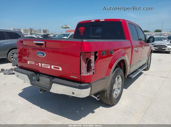 1FTEW1EP7LKF15604 2020 FORD F150 Red Trasero derecho