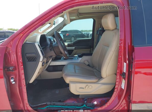 1FTEW1EP7LKF15604 2020 FORD F150 Red Vista interior delantera