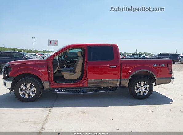 1FTEW1EP7LKF15604 2020 FORD F150 Red Vista interior de 360 grados