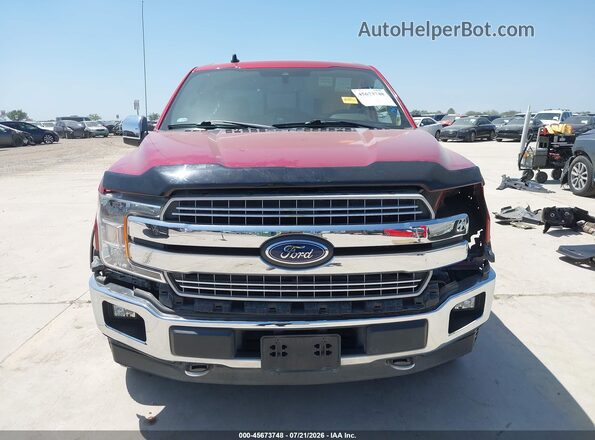 1FTEW1EP7LKF15604 2020 FORD F150 Red Vista del cuadro de instrumentos