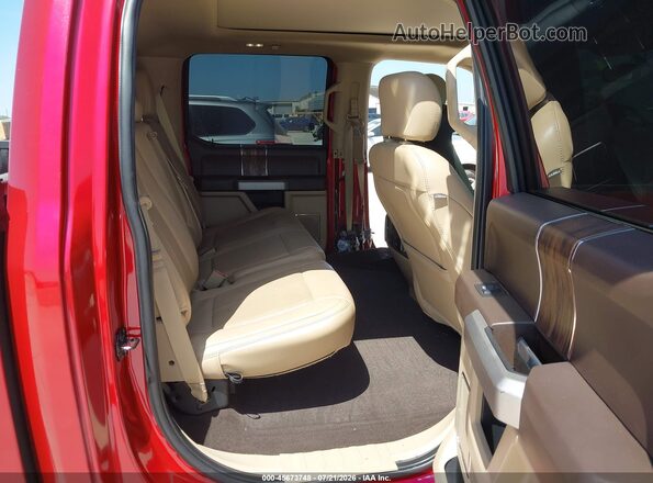 1FTEW1EP7LKF15604 2020 FORD F150 Red Vista de la etiqueta del VIN