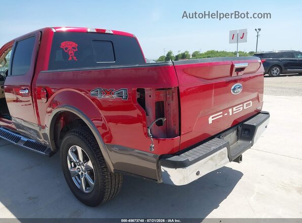 1FTEW1EP7LKF15604 2020 FORD F150 Red 