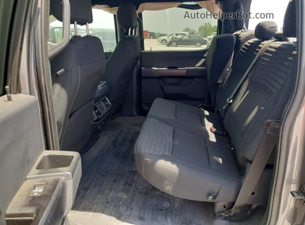 1FTEW1EP7MFB41683 2021 FORD F150 Gray Հետևի նստատեղերի տեսք