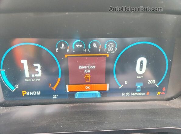 1FTEW1EP7MKD49697 2021 FORD F150 White Widok zestawu wskaźników
