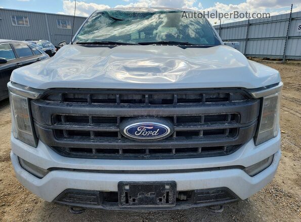 1FTEW1EP7MKD49697 2021 FORD F150 White Widok z przodu