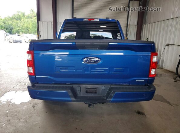 1FTEW1EP7NFA07726 2022 FORD F150 Blue Vista trasera