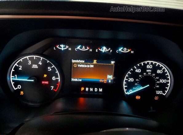 1FTEW1EP7NFA07726 2022 FORD F150 Blue Vista del cuadro de instrumentos
