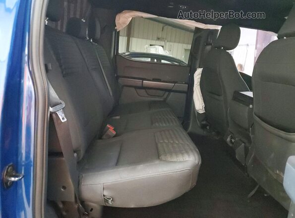 1FTEW1EP7NFA07726 2022 FORD F150 Blue Vista de los asientos traseros