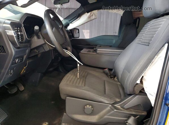 1FTEW1EP7NFA07726 2022 FORD F150 Blue Vista interior delantera