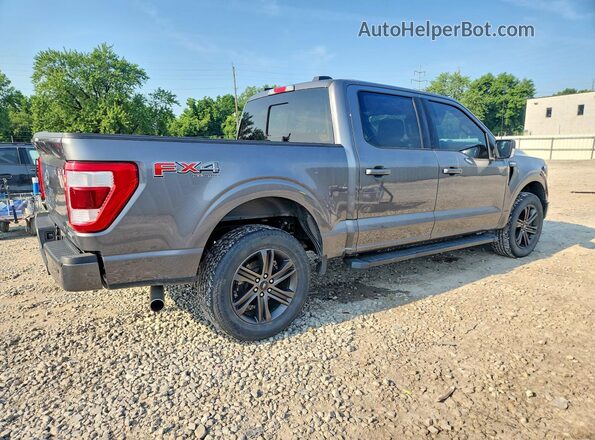 1FTEW1EP7NFA53573 2022 FORD F150 Gray Trasero derecho