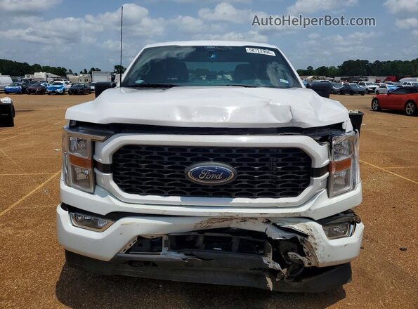 1FTEW1EP7NKD38605 2022 FORD F150 White Դիմացի տեսք