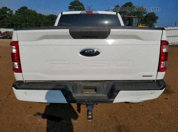 1FTEW1EP7NKD38605 2022 FORD F150 White Հետևի տեսք