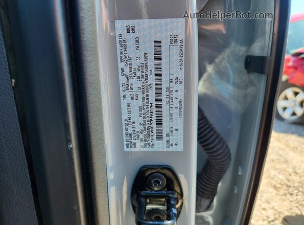 1FTEW1EP7PFA81764 2023 FORD F150 Gray VIN կոդի պիտակի տեսք