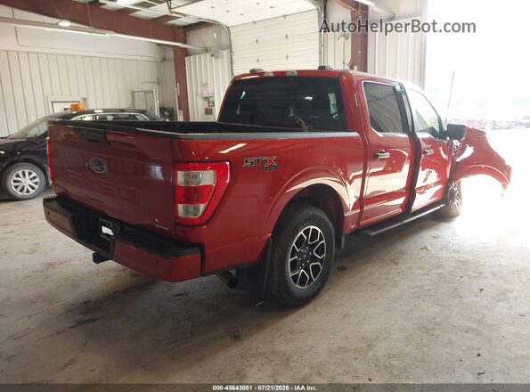 1FTEW1EP7PKD54239 2023 FORD F150 Red Trasero derecho