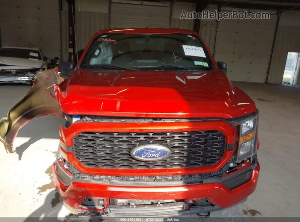 1FTEW1EP7PKD54239 2023 FORD F150 Red Vista del cuadro de instrumentos