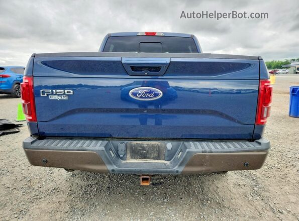1FTEW1EP8GFB35766 2016 FORD F150 Blue Vista trasera