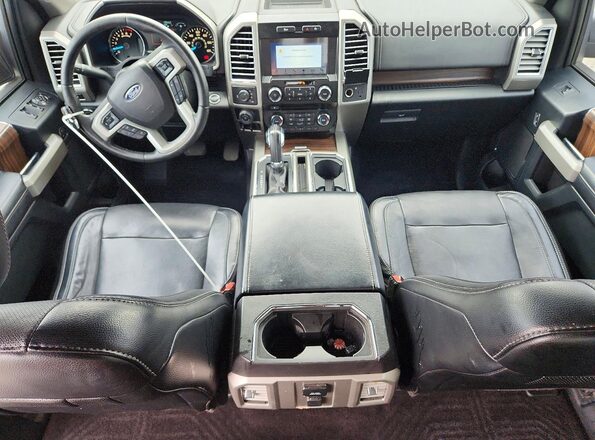 1FTEW1EP8GFB35766 2016 FORD F150 Blue Vista del salpicadero