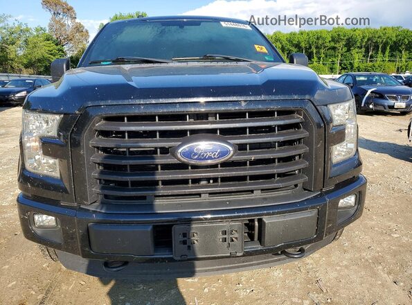 1FTEW1EP8GFC57995 2016 FORD F150 Black Vista frontal