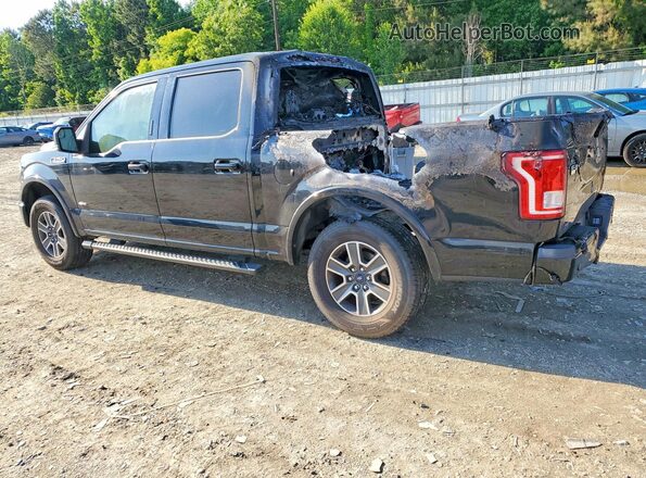 1FTEW1EP8GFC57995 2016 FORD F150 Black Trasero izquierdo