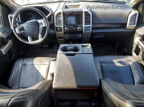 1FTEW1EP8GFC63957 2016 FORD F150 Blue Вид панелі приладів