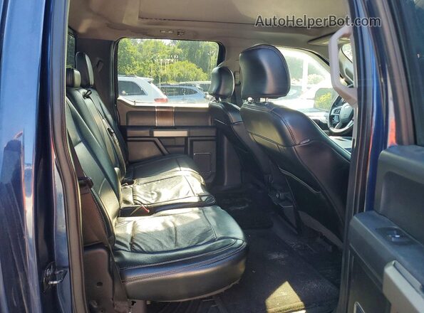 1FTEW1EP8GFC63957 2016 FORD F150 Blue Вид задніх сидінь