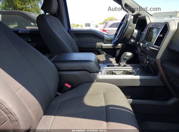 1FTEW1EP8GFD17872 2016 FORD F150 Blue Front interior view
