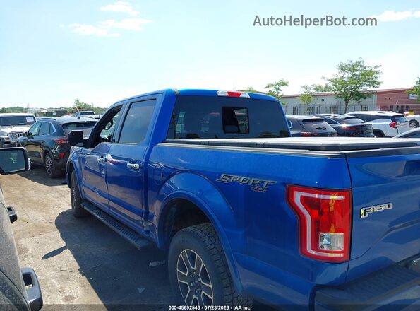 1FTEW1EP8GFD17872 2016 FORD F150 Blue 360 interior view