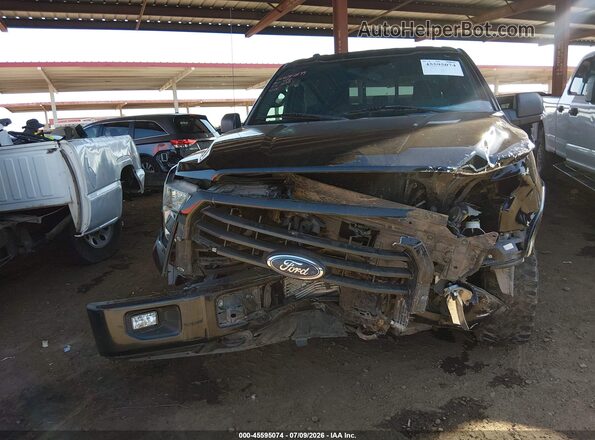 1FTEW1EP8GKF84386 2016 FORD F150 Black Widok z przodu