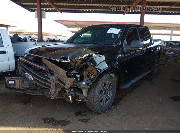 1FTEW1EP8GKF84386 2016 FORD F150 Black Przód lewy
