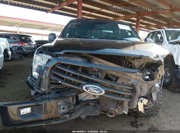 1FTEW1EP8GKF84386 2016 FORD F150 Black Widok zestawu wskaźników