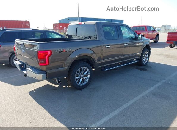 1FTEW1EP8HFB65142 2017 FORD F150 Gray Rear right