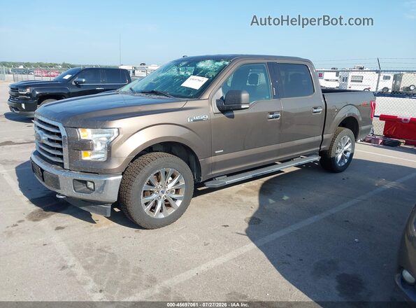1FTEW1EP8HFB65142 2017 FORD F150 Gray Front left