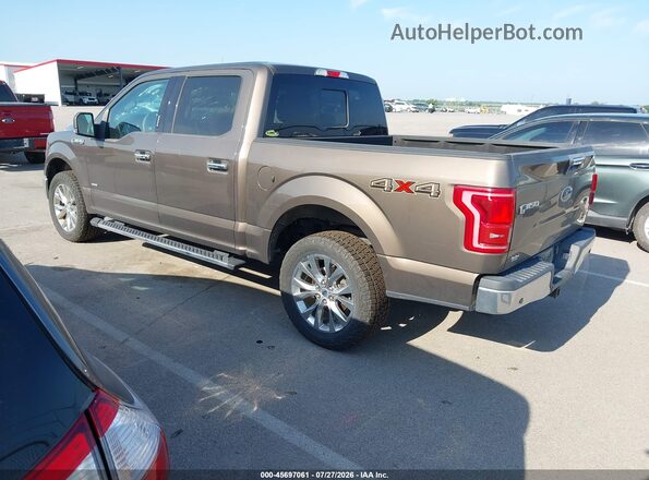1FTEW1EP8HFB65142 2017 FORD F150 Gray Rear left